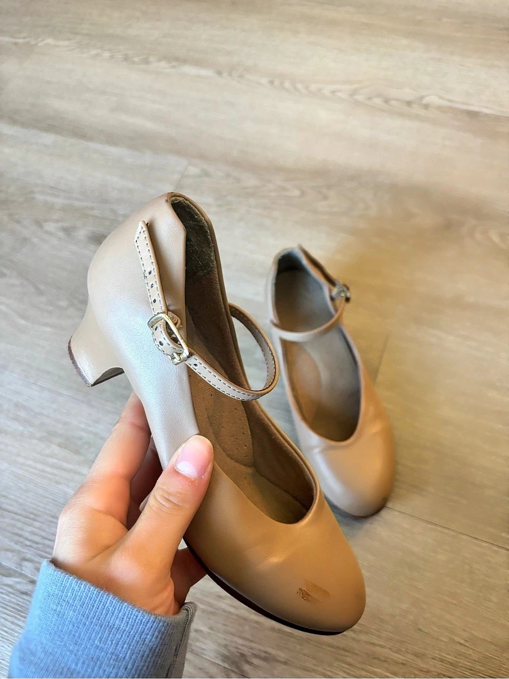 Capezio Jr. Footlight Tap Shoe Brown Heels